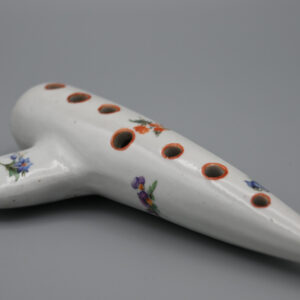 Ocarina, strewn flowers, ceramic - Image 3