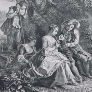 Engraving – FRENCH, William – Die Flötenbläserin - Image 3
