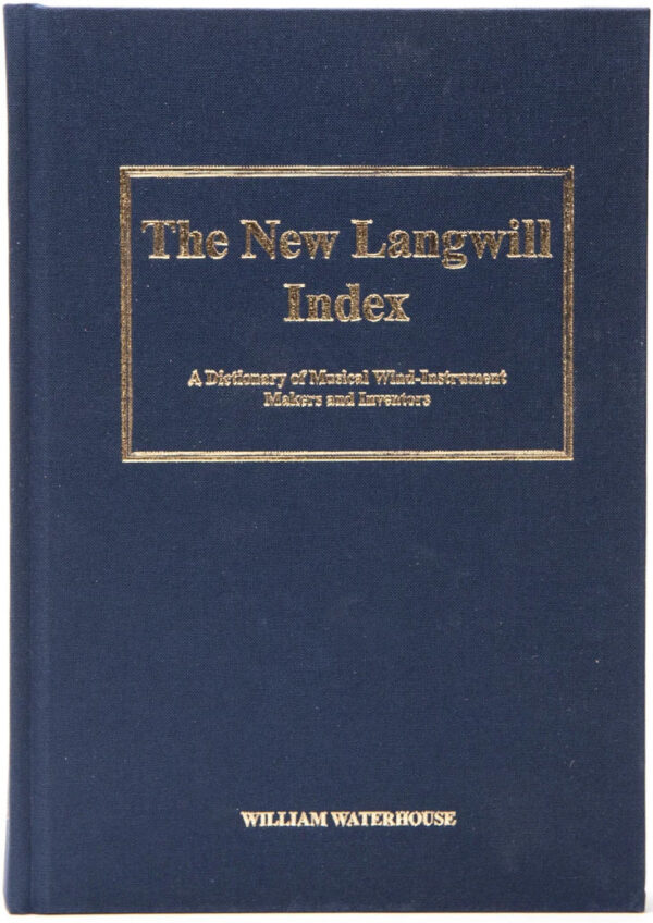 book langwill index on musical wind instrument makers and inventors