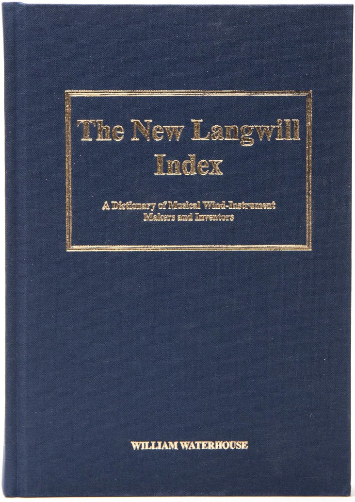 book langwill index on musical wind instrument makers and inventors