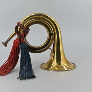 Brass post horn