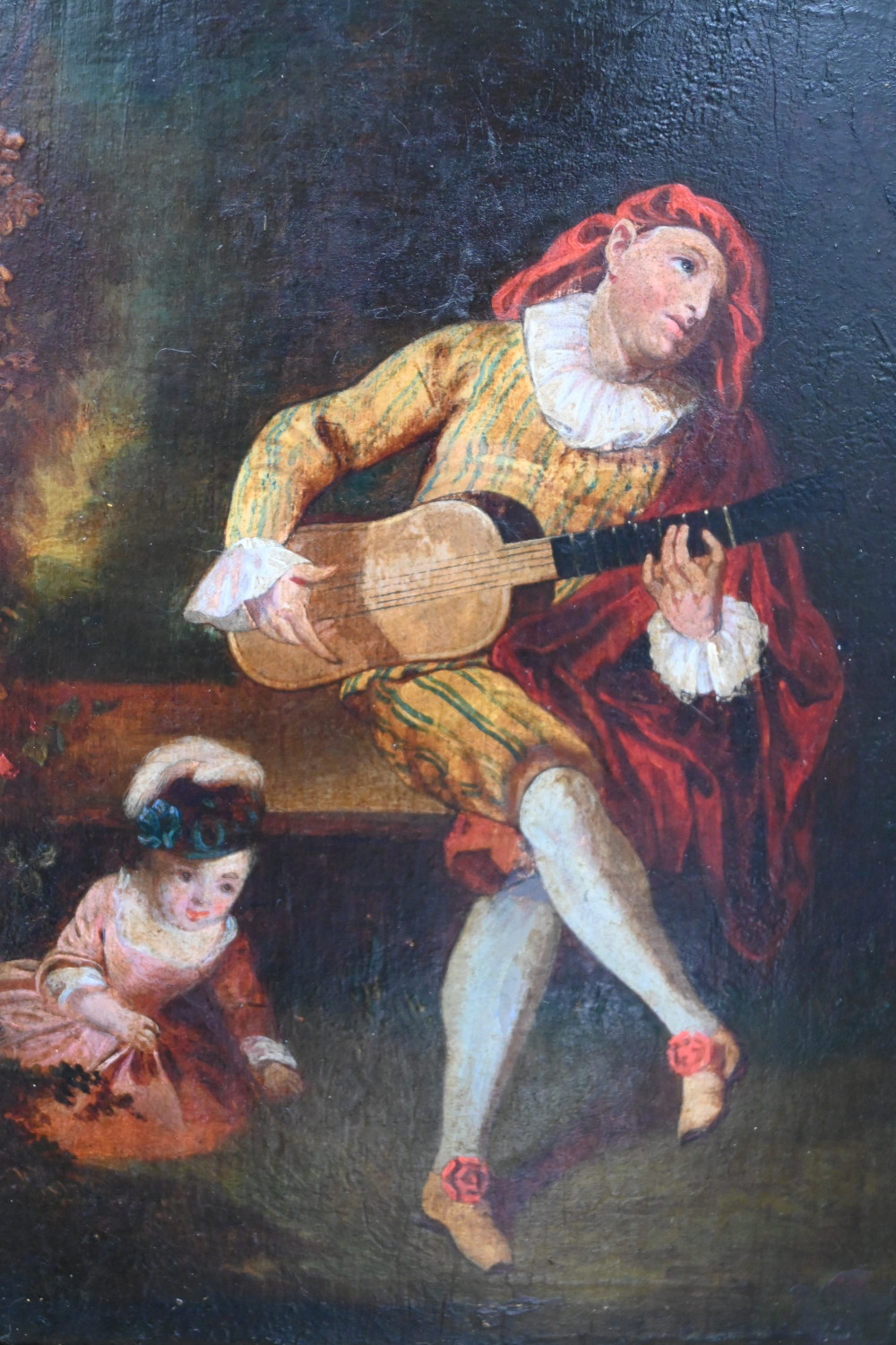 Oil-painting-Mezzetino-and-child-VMCollectables2