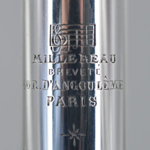 Solid silver flute – MILLEREAU - Image 10