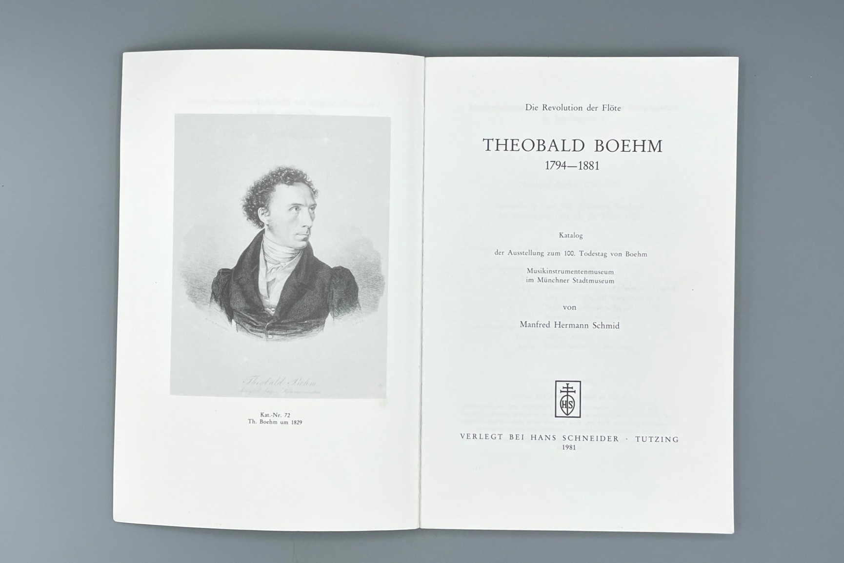 Used book – Die Revolution der Flöte. Theobald Boehm 1794-1881 – SCHMID, Manfred Hermann-2