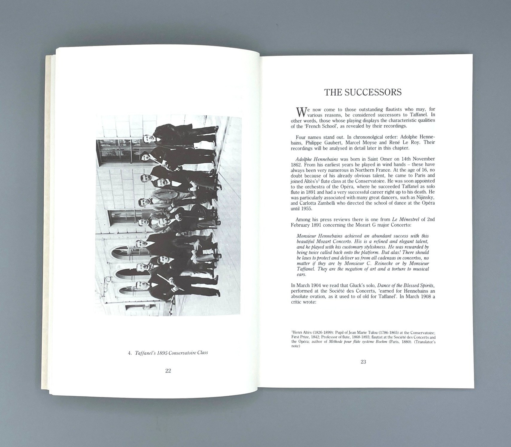 Used book – The French Flute School, 1860-1950 – DORGEUILLE, Claude_5