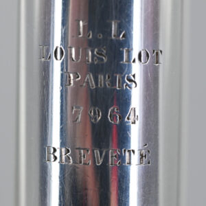 Silver-plated Louis Lot (Chambille) flute - Image 10