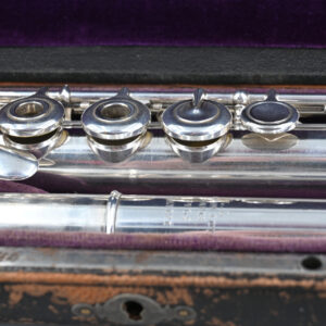 Silver-plated Louis Lot (Chambille) flute - Image 12