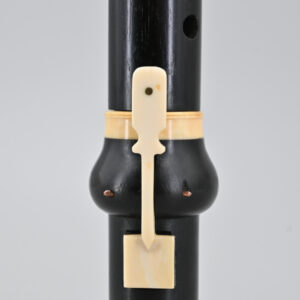 Mysterious ebony flute with ivory key - Image 3