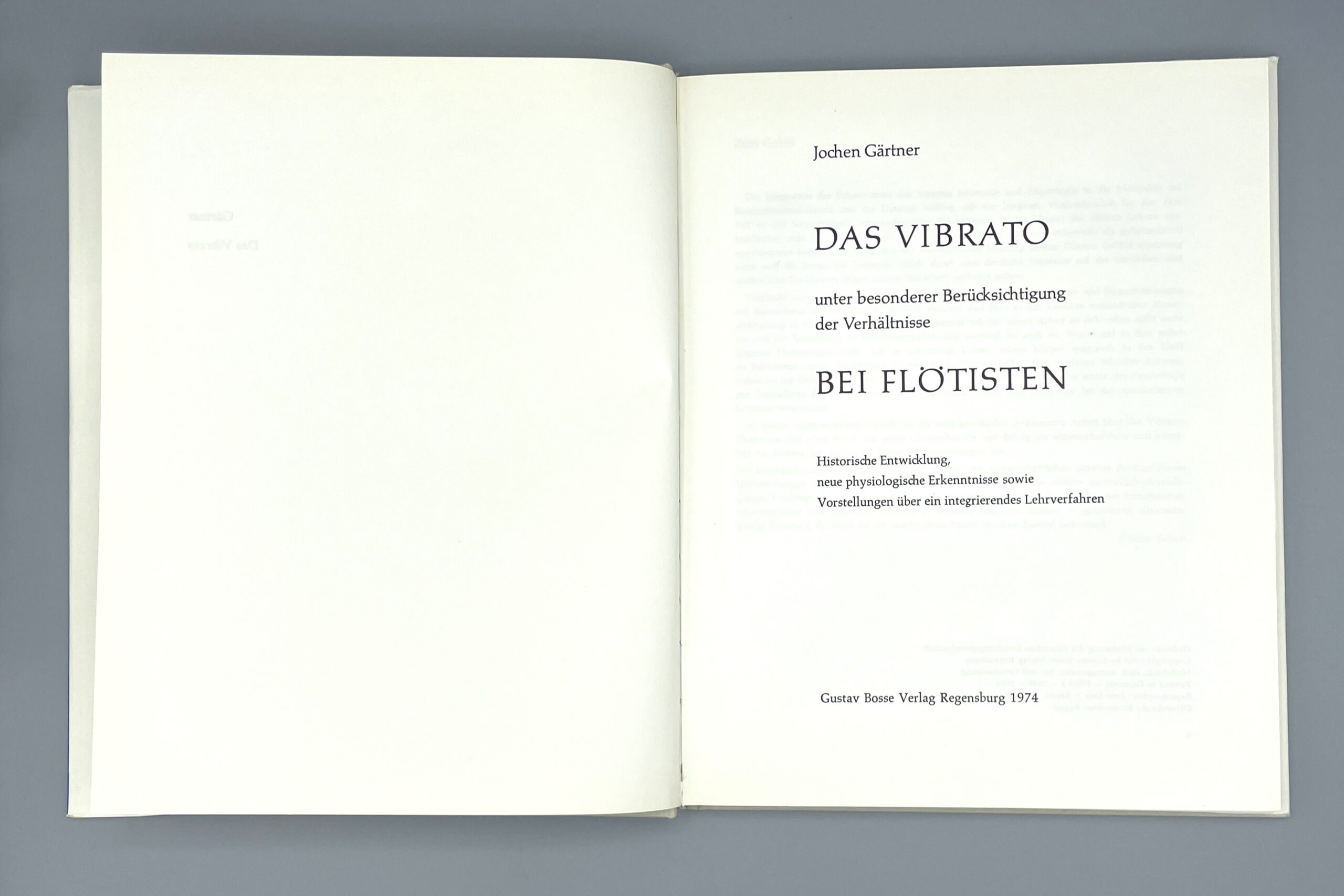 Used-book-Das Vibrato-GÄRTNER, Jochen-2