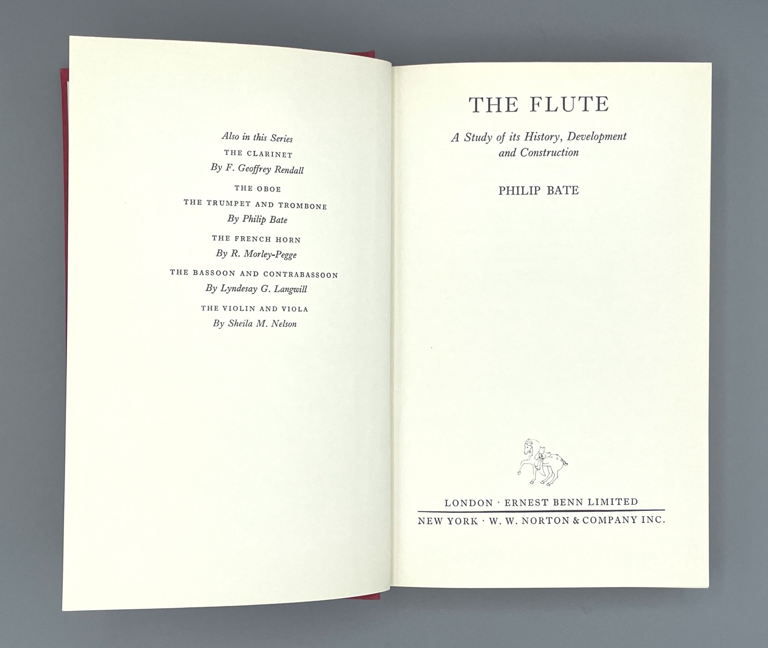 Used-book-flute-Philip-Bate-vm-collectables2