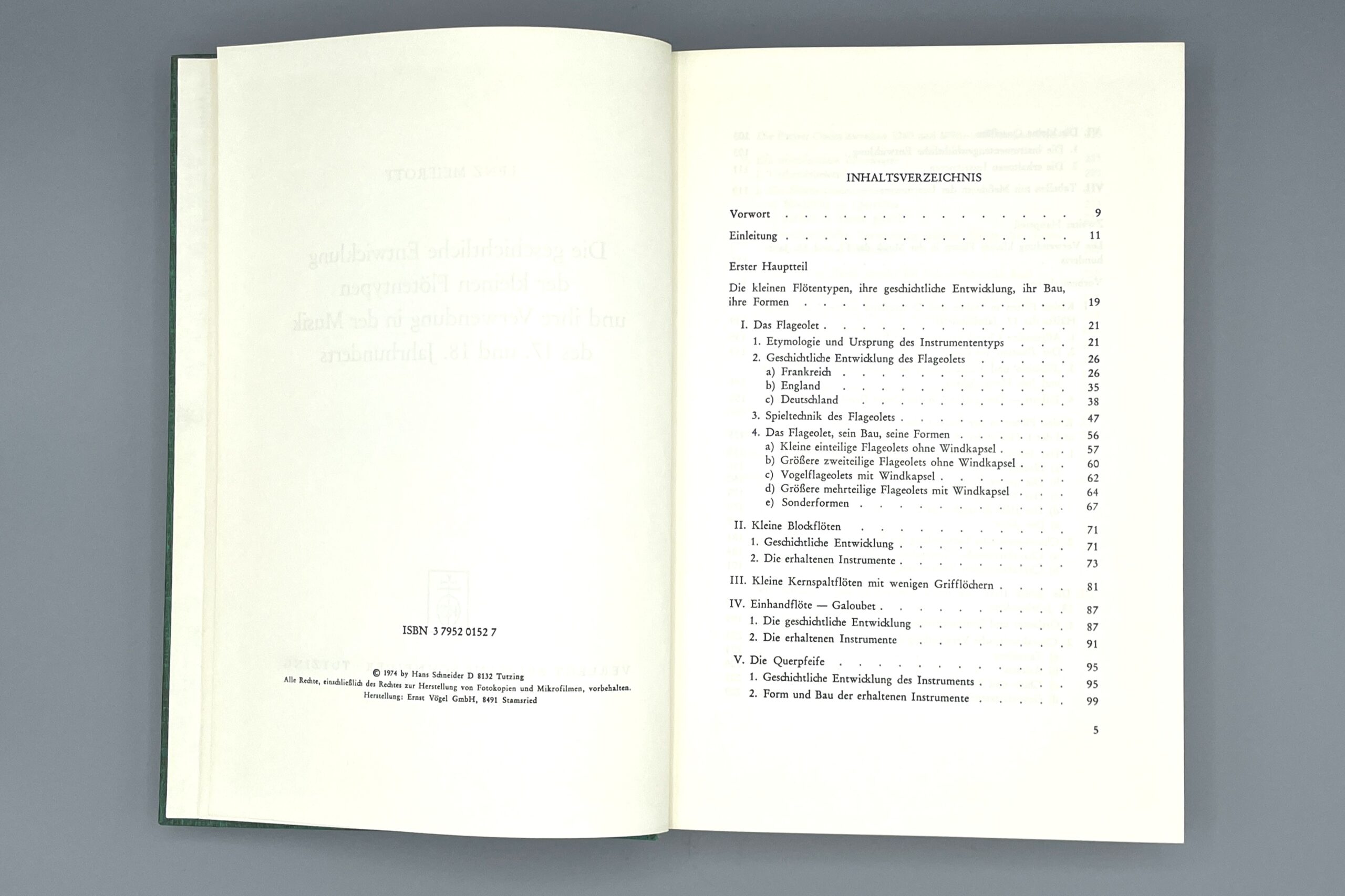 1350 Used book – Die kleinen Flötentypen – MEIEROTT, Lenz-3.