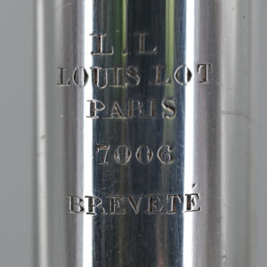 Silver-plated Louis Lot (Barat era) flute - Image 9