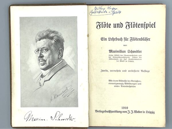 421-used-book-Flöte und Flötenspiel-1910-Maximilian Schwedler-3