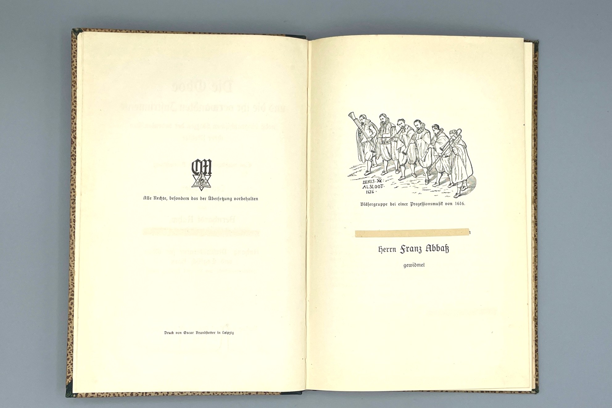 Used book – Die Oboe und die ihr verwandten Instrumente – BECHLER, Leo, RAHM, Bernhardt-3