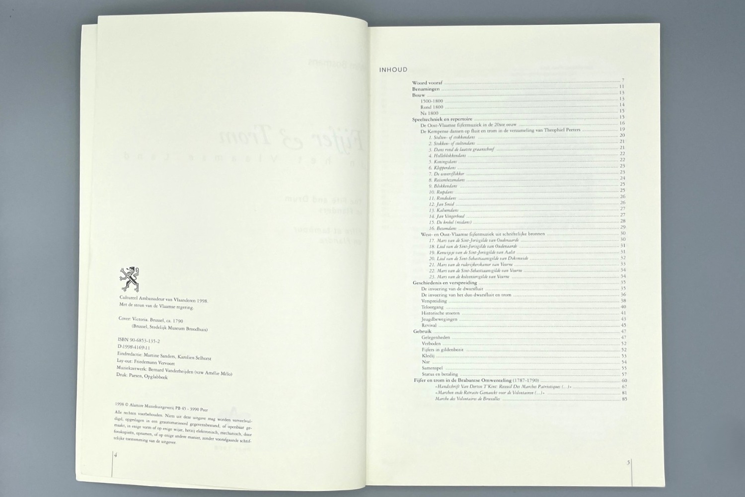 Used book – Fijfer & trom in het Vlaamse land-Bosmans4