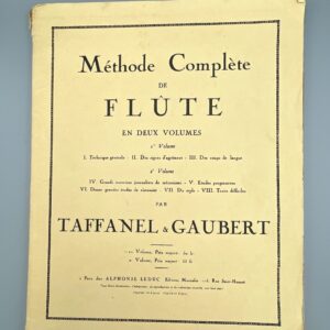 Used book – Complete Flute Method – TAFFANEL & GAUBERT