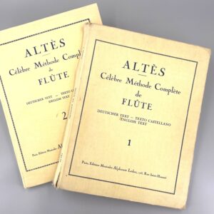 Used book set – ALTES – Célèbre Méthode Complète de Flûte – 1 & 2