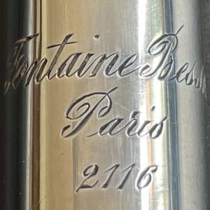 Solid silver Boehm flute – Fontaine-Besson - Image 15