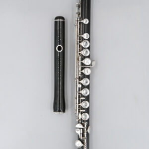 Rare special order ebonite flute – Rudall Carte & Co